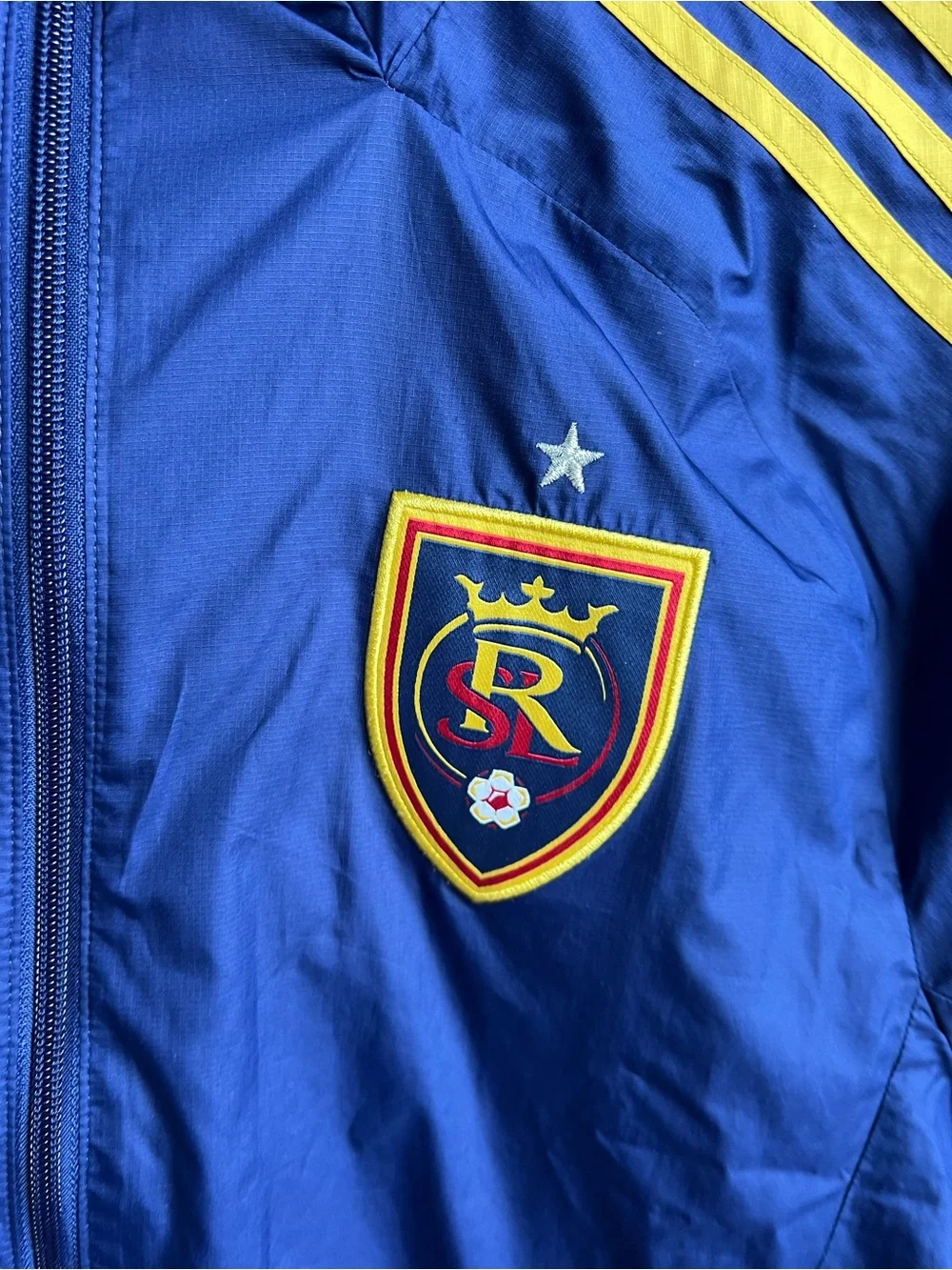 adidas Real Salt Lake Major League Soccer Jacket MLS Size S reversible